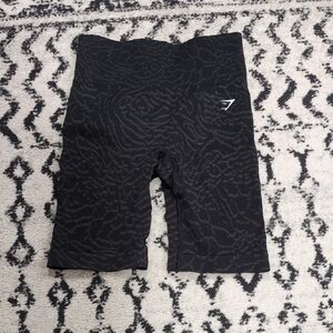 Gymshark Charcoal Patterned Gym Shorts